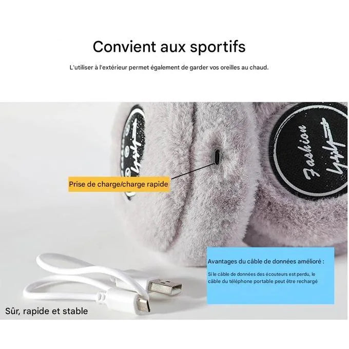 Cache-Oreilles Bluetooth Peluche