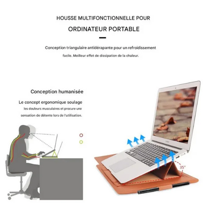 Housse Ordinateur Portable 3-en-1