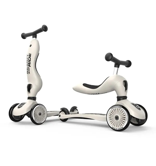 Trottinette 2-en-1 Évolutive pour Enfant