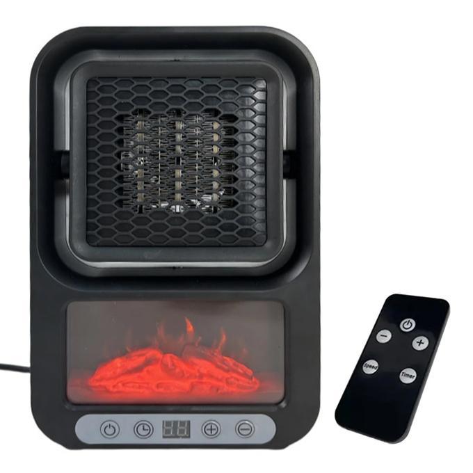Chauffage Flamme  2-en-1 Télécommande