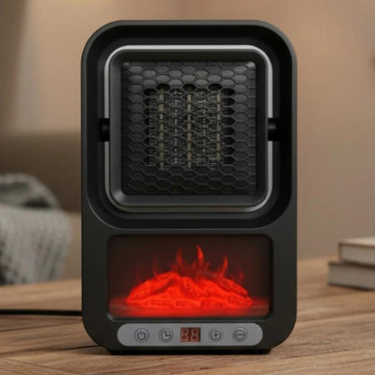 Chauffage Flamme  2-en-1 Télécommande