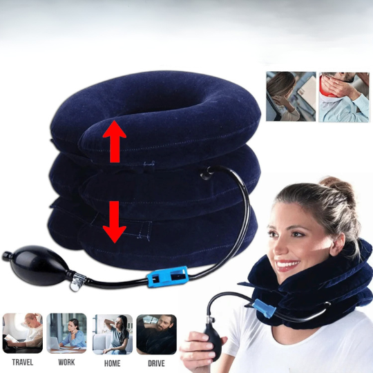 Collier Cervical Orthopédique Gonflable