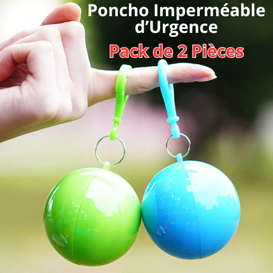 Poncho Imperméable d’Urgence