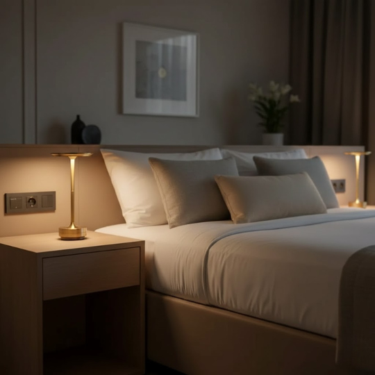 Lampe de Table Sans Fil Luxueuse