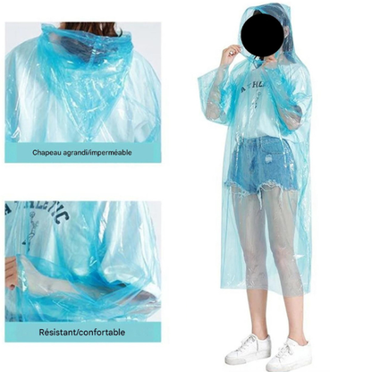 Poncho Imperméable d’Urgence