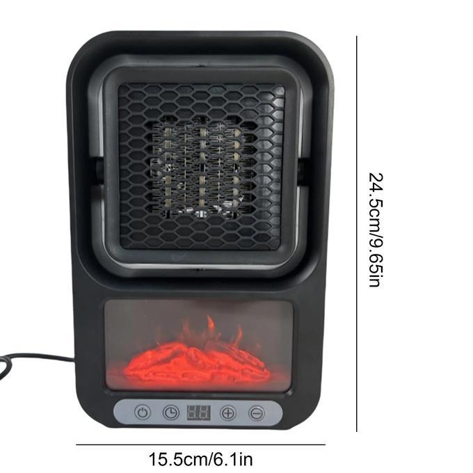 Chauffage Flamme  2-en-1 Télécommande