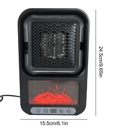 Chauffage Flamme  2-en-1 Télécommande